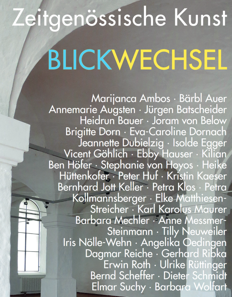Kunsthalle Kempten Kunstausstellung Blickwechsel Berufsverband Bildender Künstler Allgäu Schwaben Süd mit Kunstwerken zeitgenössischer Kunst