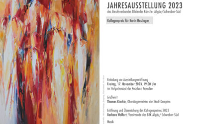 BBK-Jahresausstellung 2023 Hofgartensaal der Residenz Kempten