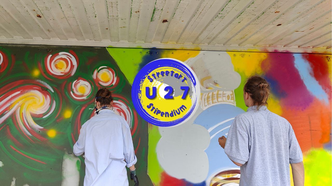 U27 Streetart-Stipendium Landkreis Landsberg am Lech Oberbayern 2025 Open-Call Ausschreibung für junge Heranwachsende welche Streetart lernen möchten
