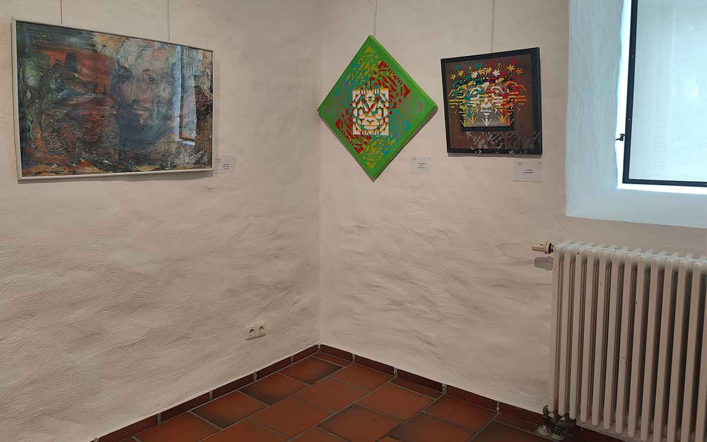Kunsthalle Kempten Kunstausstellung Blickwechsel Berufsverband Bildender Künstler Allgäu Schwaben Süd mit Kunstwerken zeitgenössischer Kunst