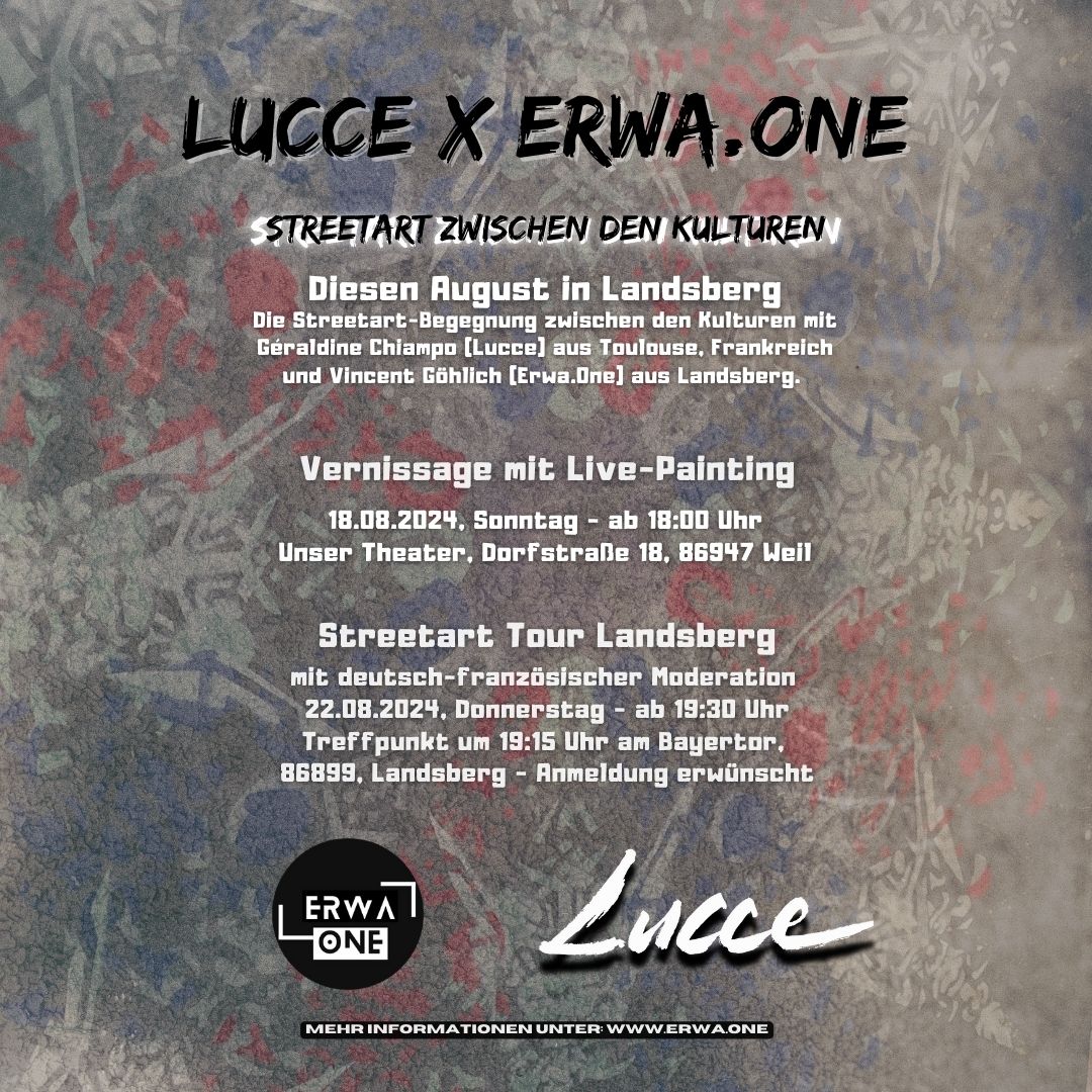 Streetart Veranstaltung Oberbayern Landsberg Programm