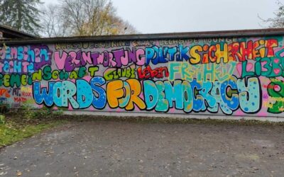 Rückblick: „Words for Democracy“ Graffiti-Projekt in Landsberg
