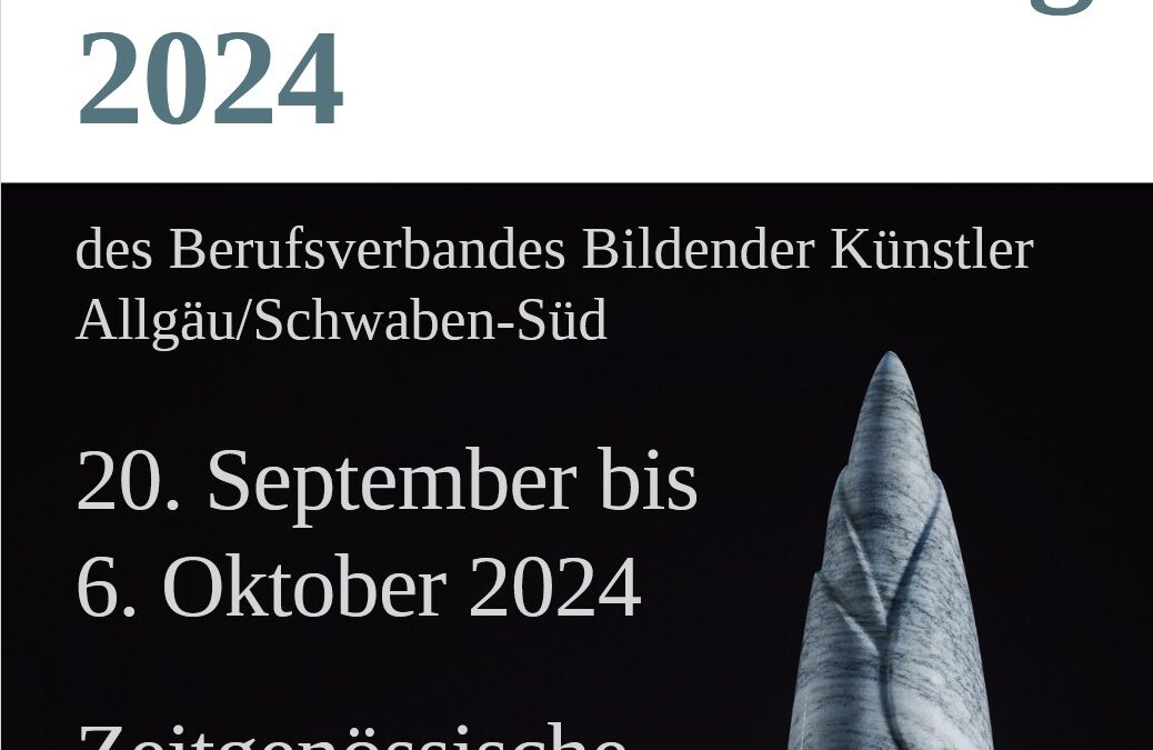 BBK-Jahresausstellung 2024 im Hofgartensaal von Kempten