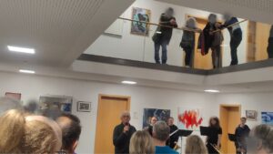 Vernissage Ampertalpreis Ausstellung Landkreis Freising Rathaus Gemeinden Allershausen und Zolling Kreativkreis Allershausen 2025