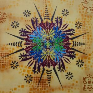 Neue Ornamente by Erwa.one Passagengestaltung der Zederpassage am Hauptplatz von Landsberg am Lech, Streetart und urbane Kunst, professionnelle Auftragsarbeit mit einzigartigen Schablonen-Motiven. Seitenornament