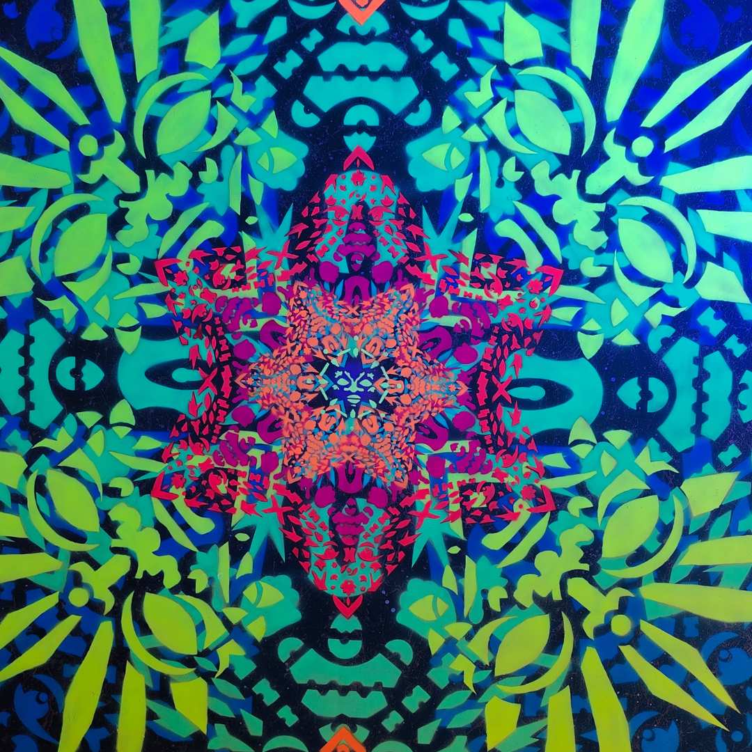 Detail eines Ornamentes des Klangraumes in Pforzheim