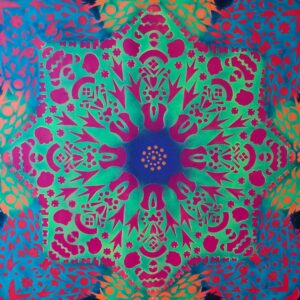 Detail eines Ornamentes des Klangraumes in Pforzheim