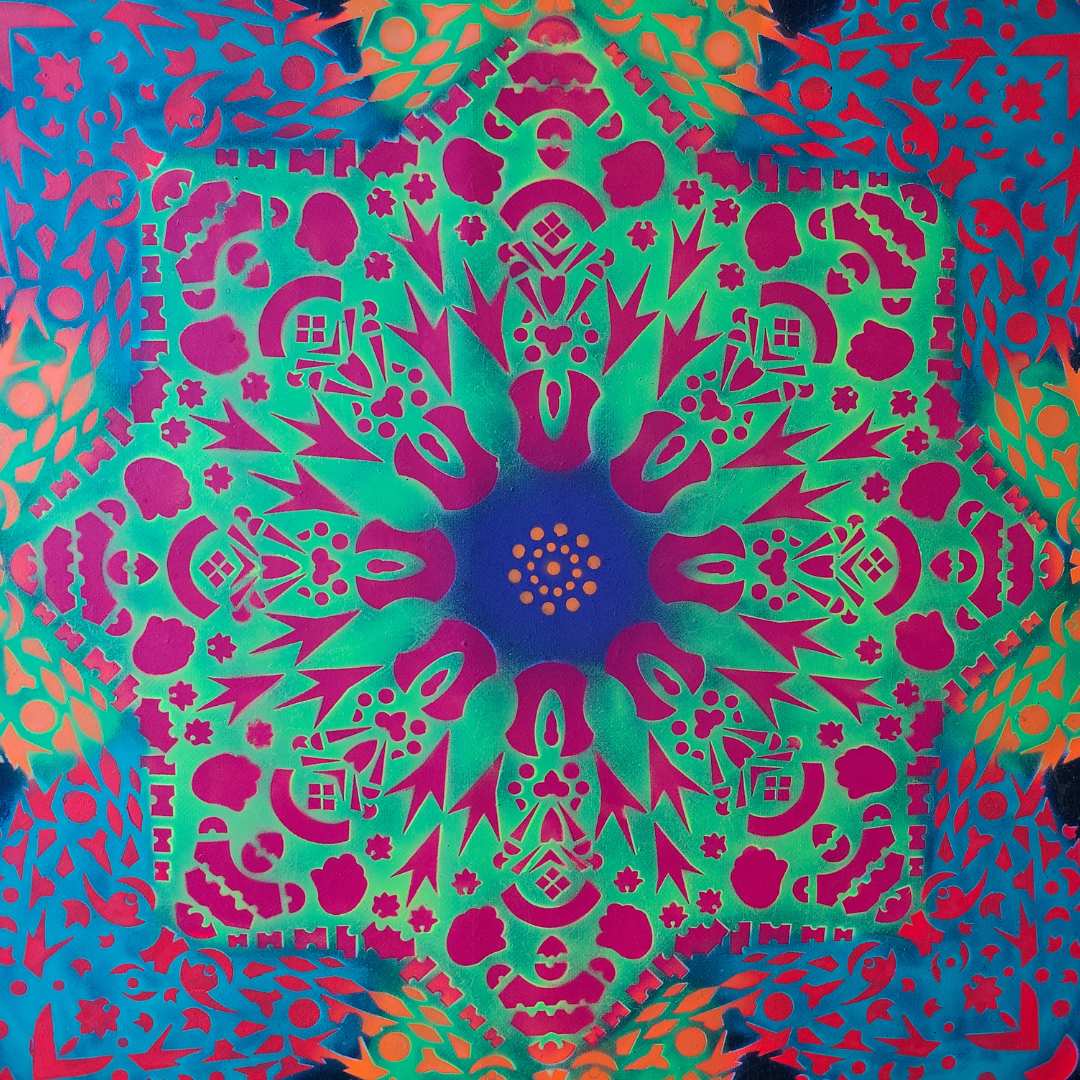 Detail eines Ornamentes des Klangraumes in Pforzheim